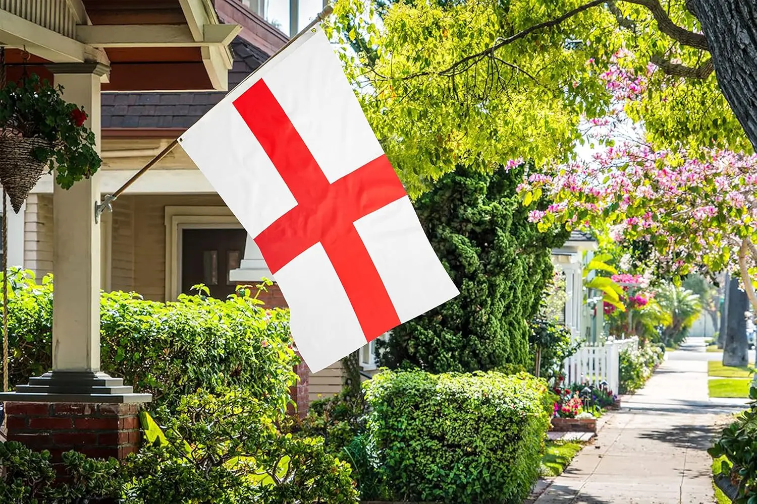 Bandera colgante de la Cruz Roja del Reino Unido y Inglaterra, 90x150cm, para decoración