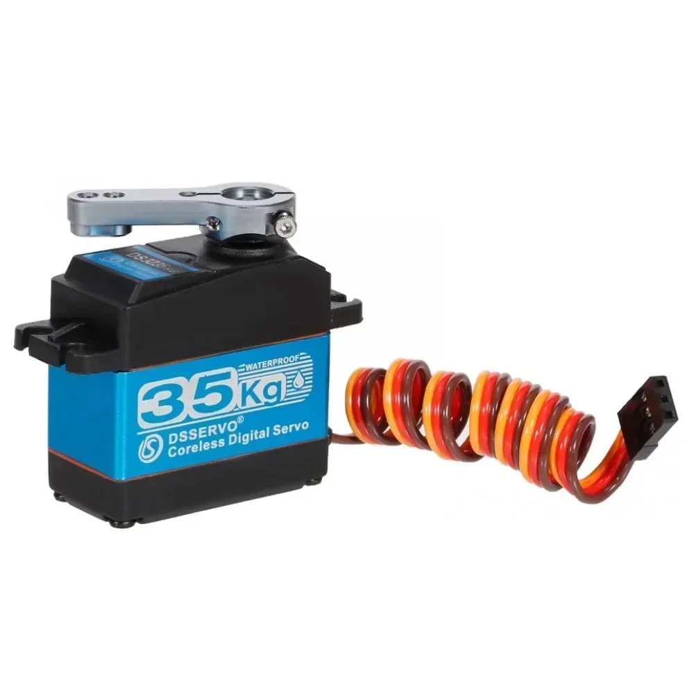 1X 35 كجم عزم دوران عالي محرك بدون قلب سيرفو ميتال جير رقمي والفولاذ المقاوم للصدأ والعتاد سيرفو اردوينو المؤازرة لتقوم بها بنفسك الروبوتية ، سيارة RC #4