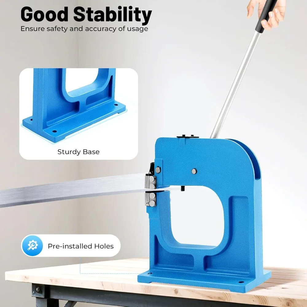 Maca retrátil SS-16, pacote combinado de encolhimento e maca de metal, encolhimento manual e maca calibre 16, garganta profunda de 8,5"