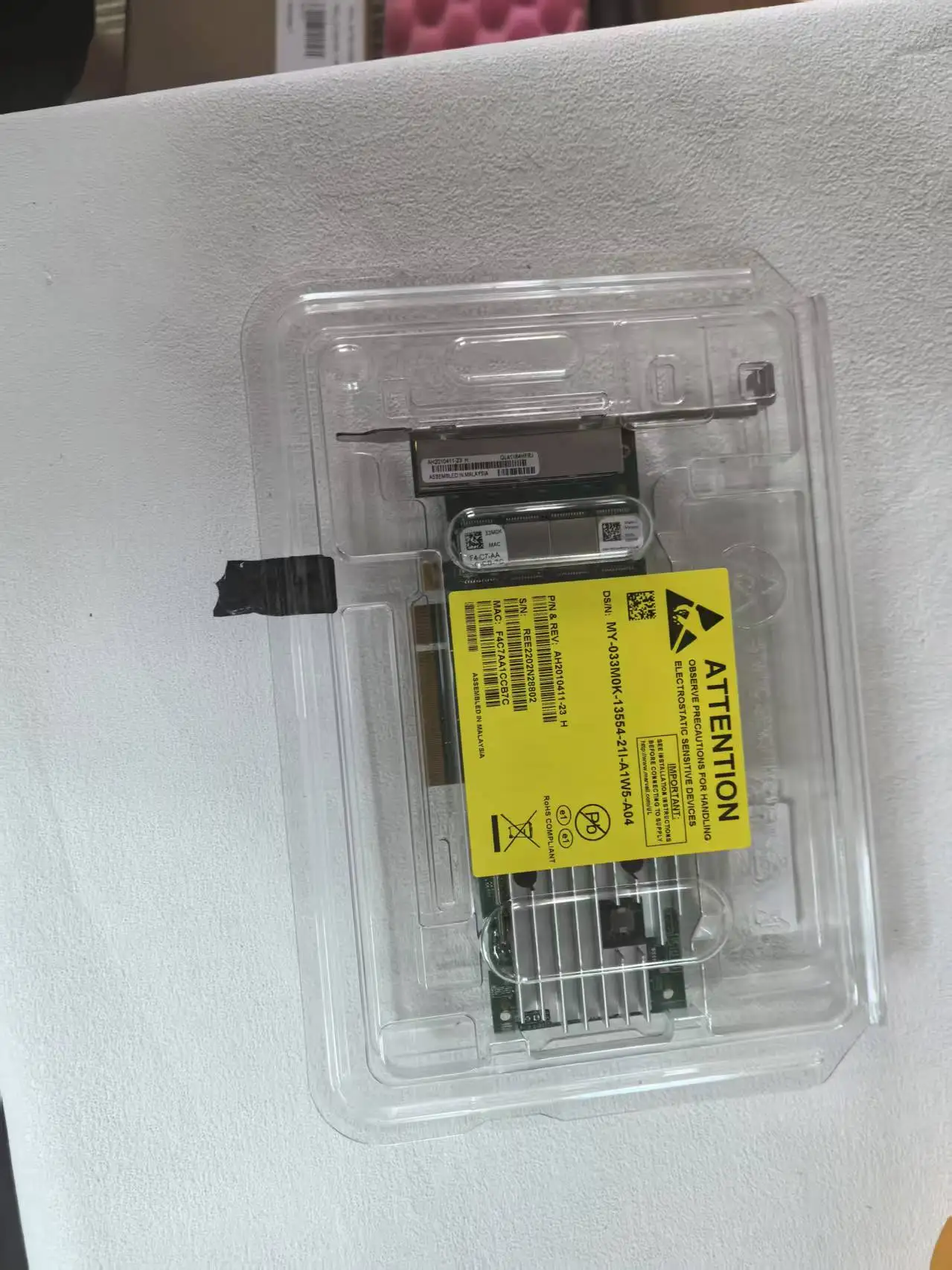 Adattatore di rete Base-T 33M0K da 10 Gb