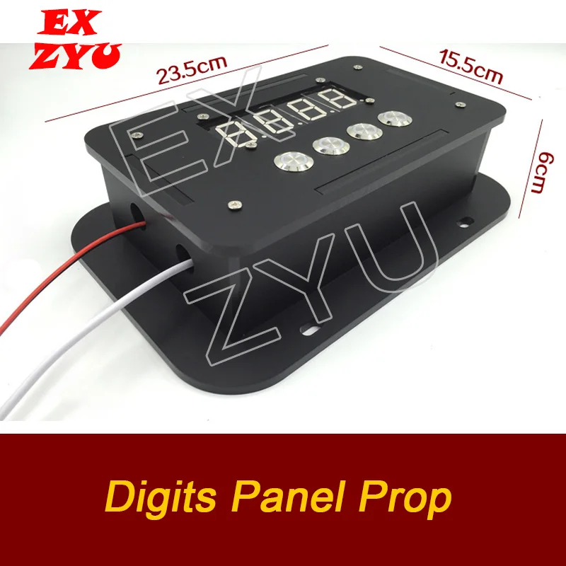 Digits Panel Prop Enter Correct Digits Password to Unlock  for Escape Room EX ZYU