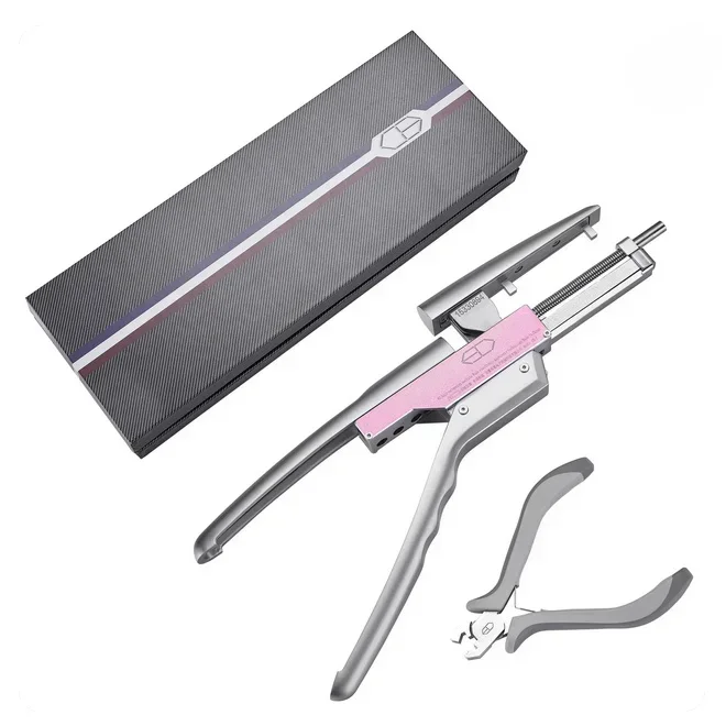 

6d Hair Extensions Tool Kit 6D Hair Extension Machine for Install Buckles