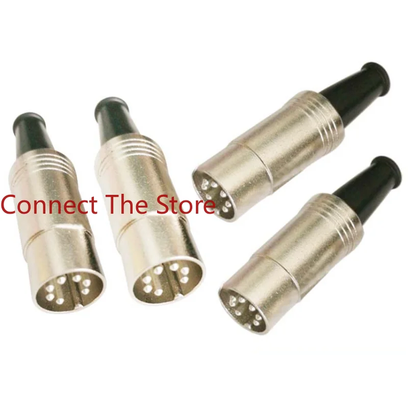 2PCS Manufacturers Supply S Terminal Big D7PIN Metal Nickel Plated Computer Connector High-grade Medical Mouse Plug 7P