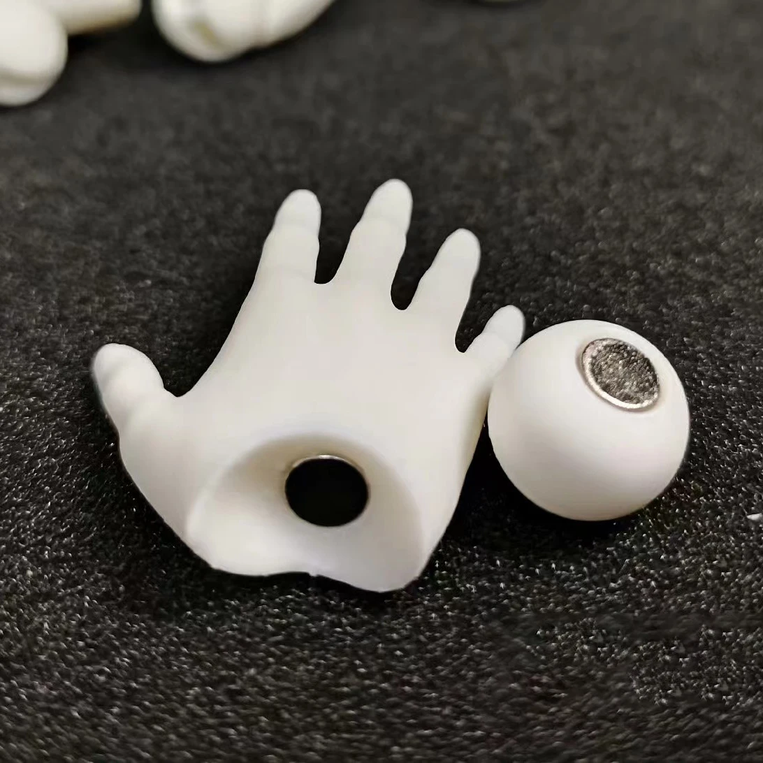 Neues Puppenzubehör: Hand mit Magnet, 3D-Druck, aus Harz, für 1/3, 1/4, 1/6 BJD-Puppen, Geschenkidee. – Detail 1