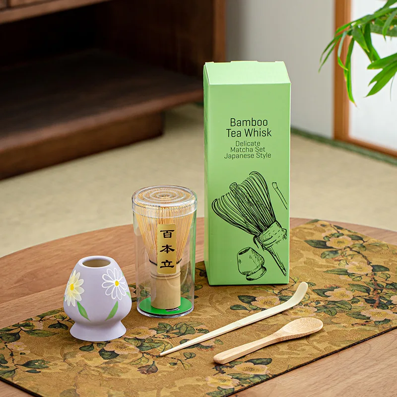 Nuevo juego Matcha japonés: batidor manual Hyakubon, batidor de té Chasen, utensilios para batir té de la dinastía Song