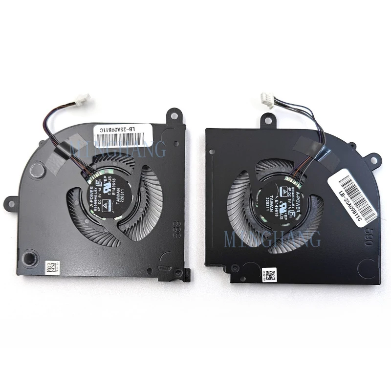 

Новый вентилятор для MSI Stealth MS-15B1 15M B12UE (процессор/графика) BS5405HS-U5X BS5405HS-U5Y