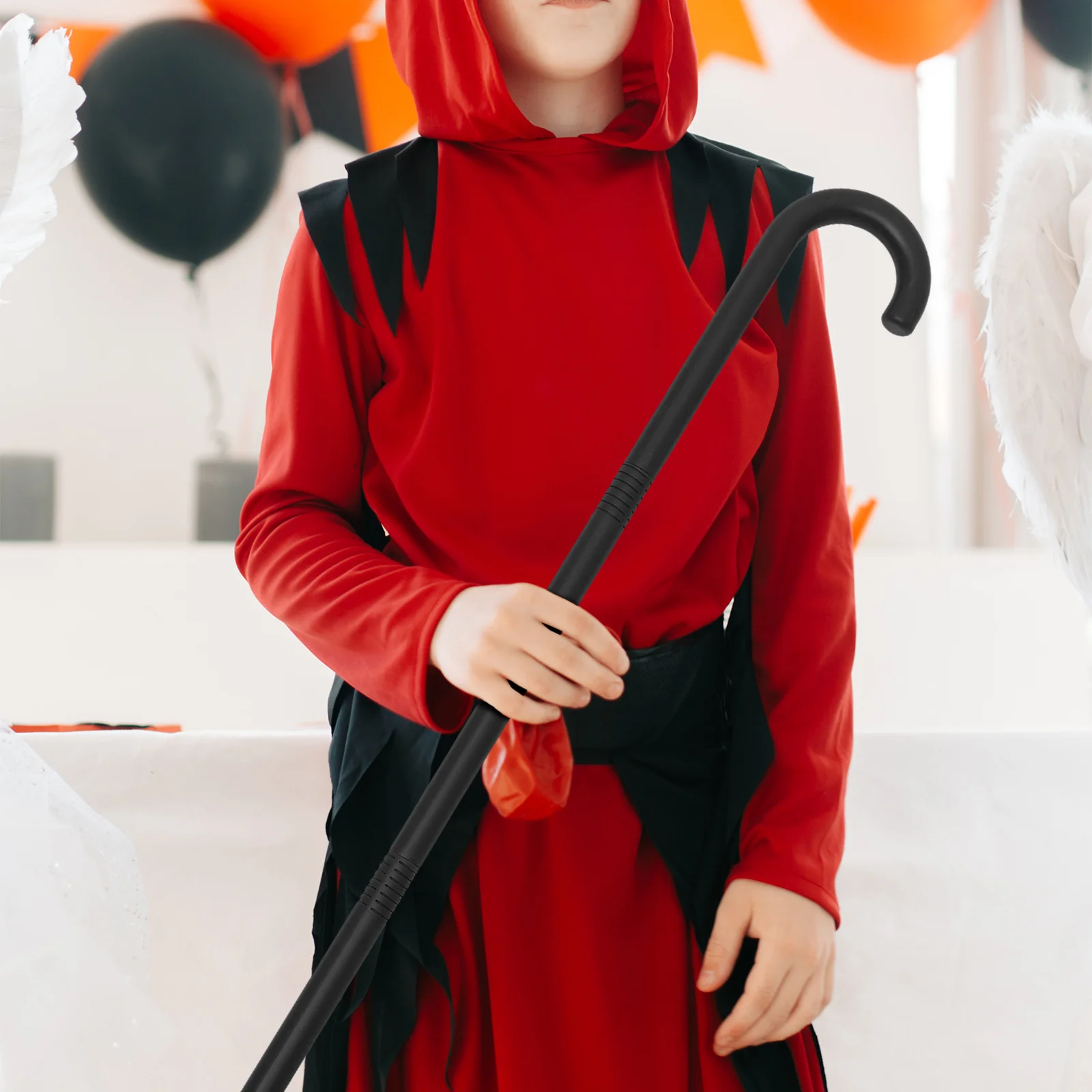 

Halloween Cane Prop Decorative Dress Up Stick For Cosplay Party Stage Performance Plastic Walking Cane Halloween Decor Supplies