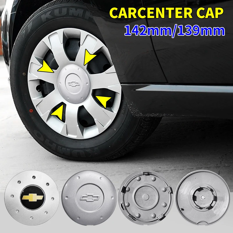 4 pcs139mm 142mm 5491096 96452310 6/8 Hole Car Wheel Center Hub Cap Badge for Chevrolet GM Lova Aveo sail Spark Trailblazer