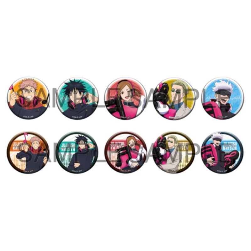 สินค้าญี่ปุ่นจาก Medicos ของสะสมจากอนิเมะ Jujutsu Kaisen แบบเข็มกลัดติดเสื้อ ลายตัวละคร