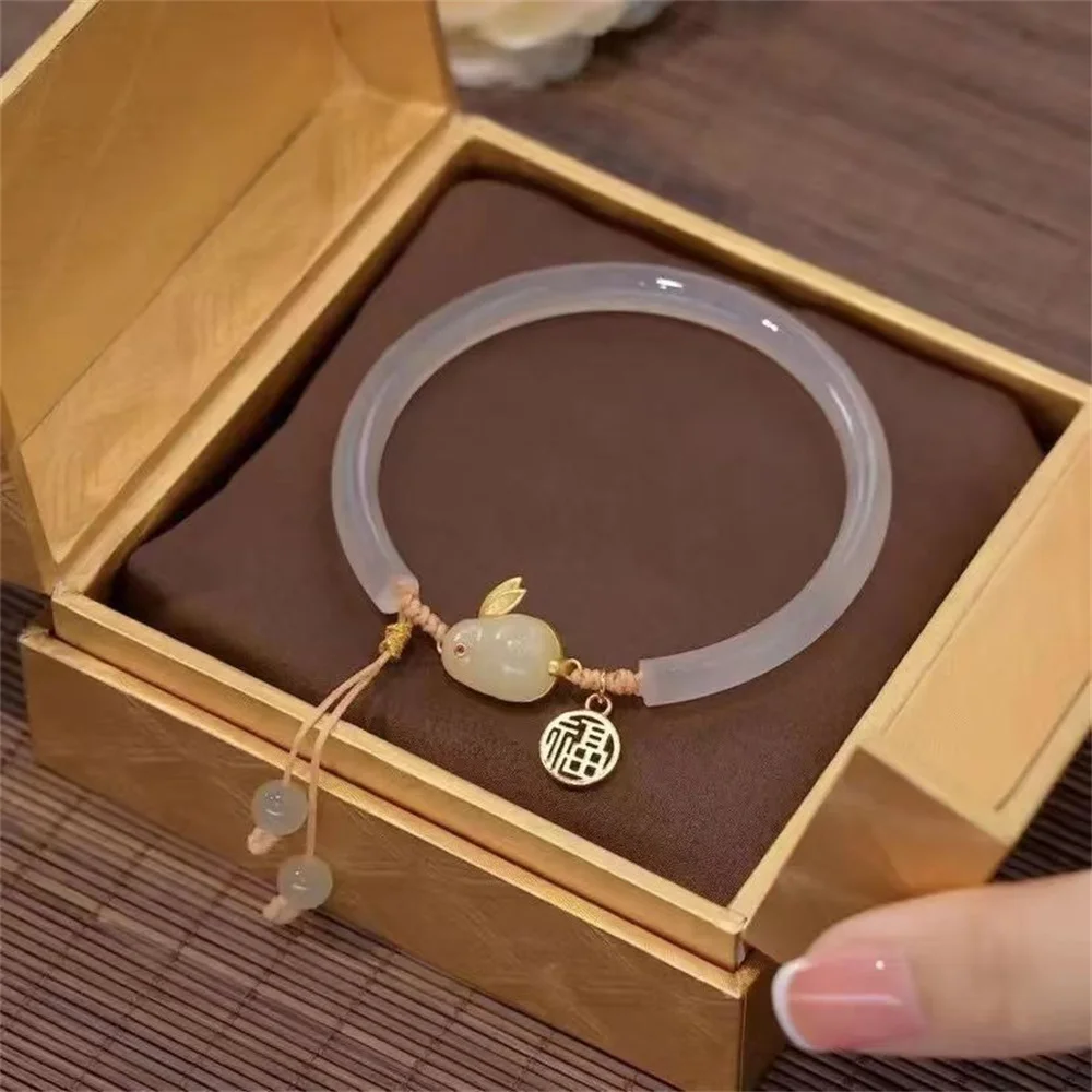 Cool Creative Chinese Style Retro Niche Design Woman Senior Rabbit Cute Girl Fashion Sweet Bracelet Kawaii Beauty Bracelet