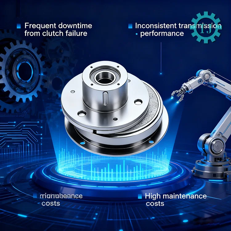 TLF جودة عالية لوحة واحدة جافة Ce مخلب معتمد 24 فولت الطرد المركزي الكهرومغناطيسي مخلب قرص واحد للفرامل الصناعية