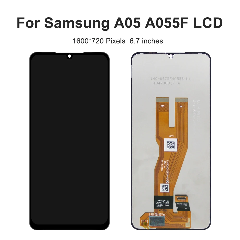 6.7''A05 For Samsung For A055 A055F A055F/DS A055M A055M/DS LCD Display Touch Screen Digitizer Assembly Replacement