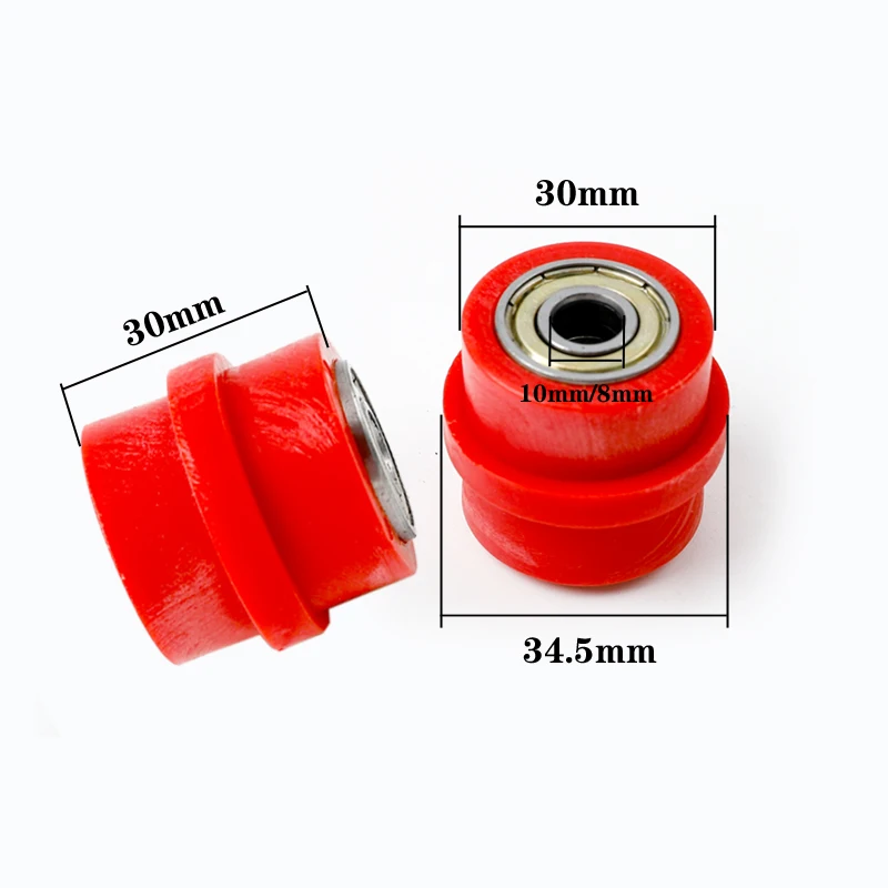 Applicable To 507090110125140150160cc Clay Bicycle Pit Motorcycle Accessories 8mm 10mm Drive Chain Pulley Tensioner Wheel