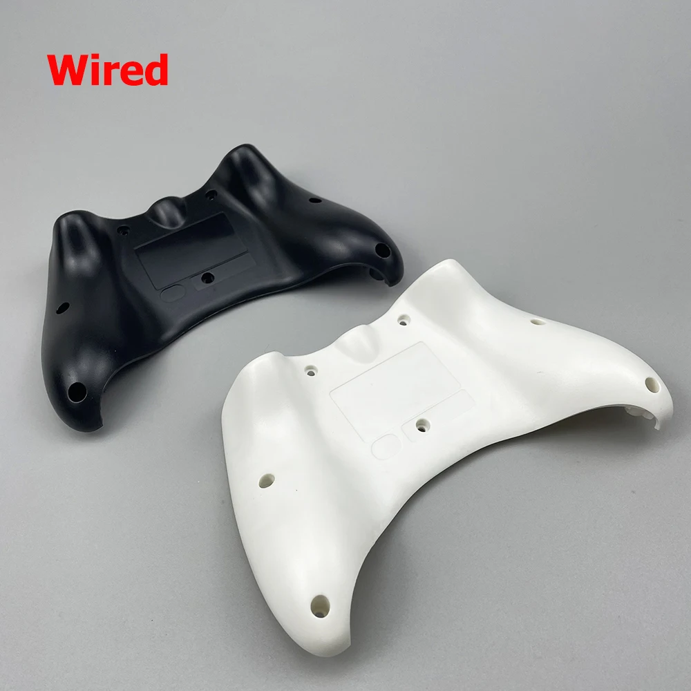 Plastic Black White Housing Shell Case For Xbox 360 Wireless/wired Controller Back Cover view 3