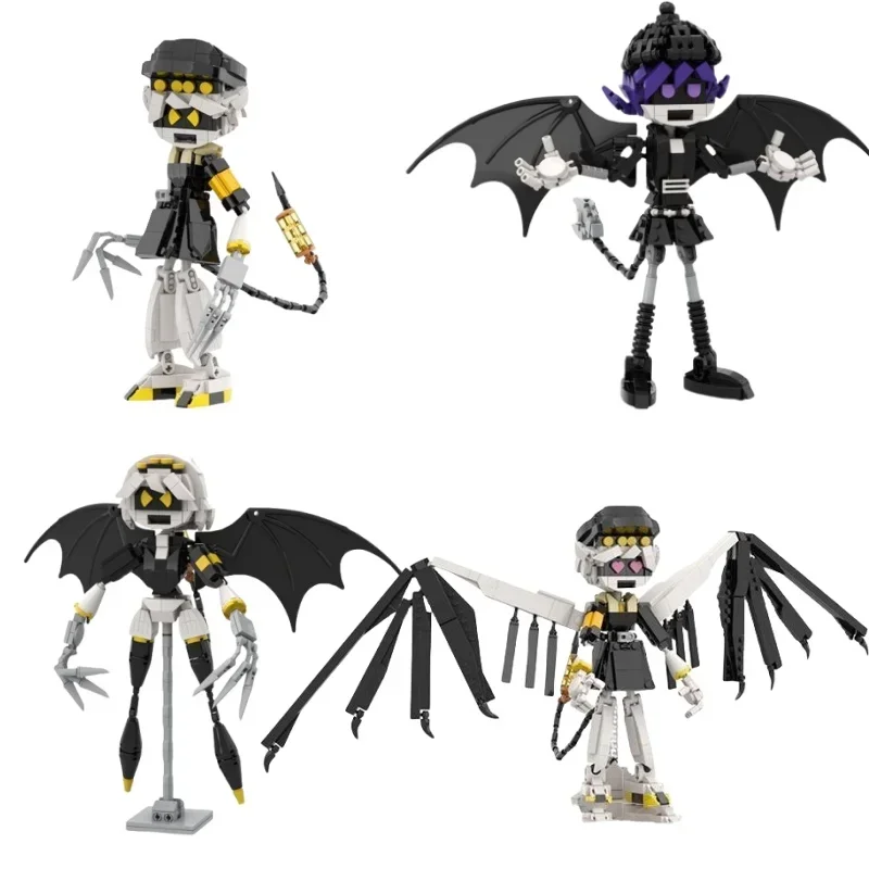 

Murdered Uzi N V Killer Drones Building Blocks Set Doomsday Dronesed Winged Angel Robots Bricks Toys For Adults Kids Gifts