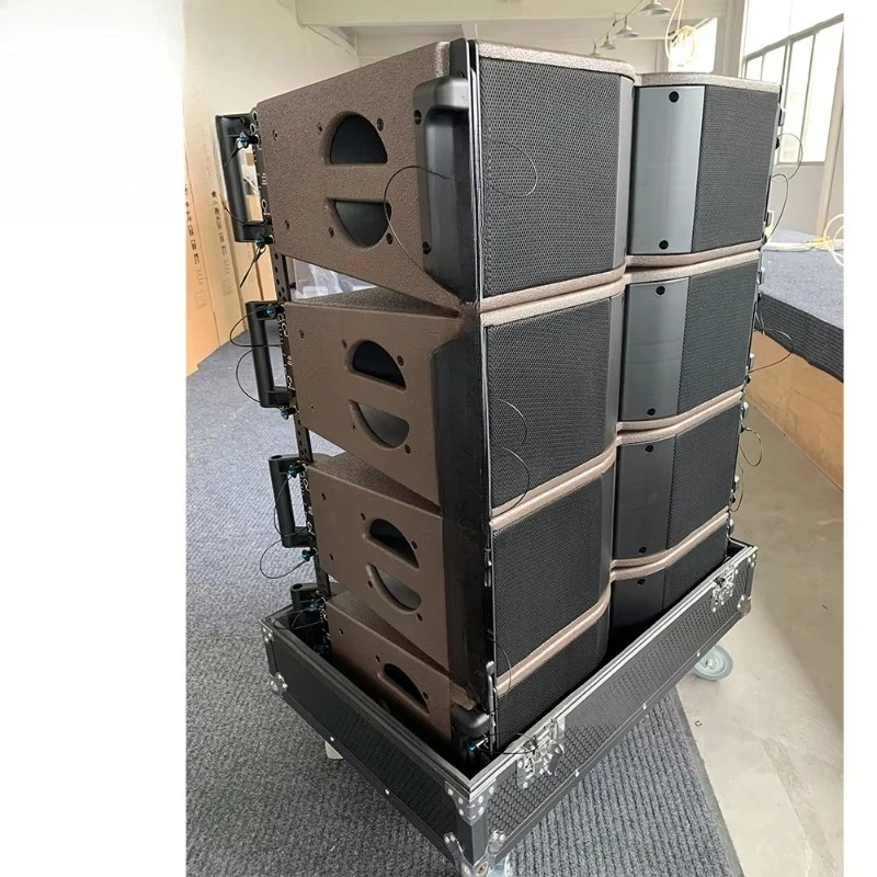 Professionelles Line-Array-Soundsystem mit zwei 8-Zoll-Aktivlautsprechern