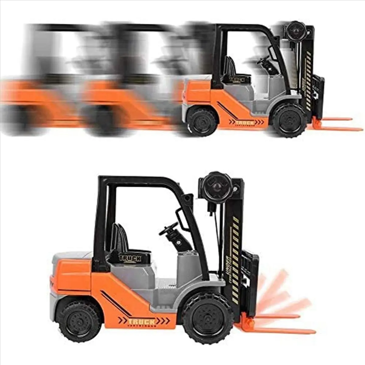 

Okay 2X 1:22 Scale Lnertial Forklift Friction Fork Lift with Pallet Cargo Warehouse Truck Vehicle Model Toy Forklift for Kids