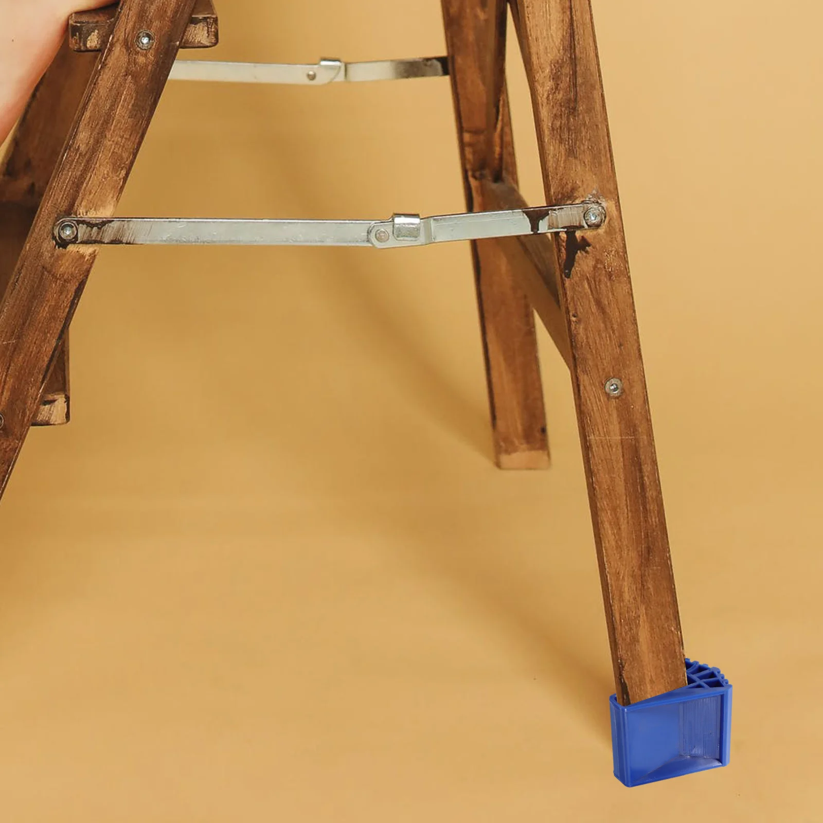 2 قطعة منصات القدم سلم المضادة للانزلاق البلاستيك الأزرق لاستبدال تمديد سلالم الخطوة استقرار يغطي قبعات الساق حماية #4