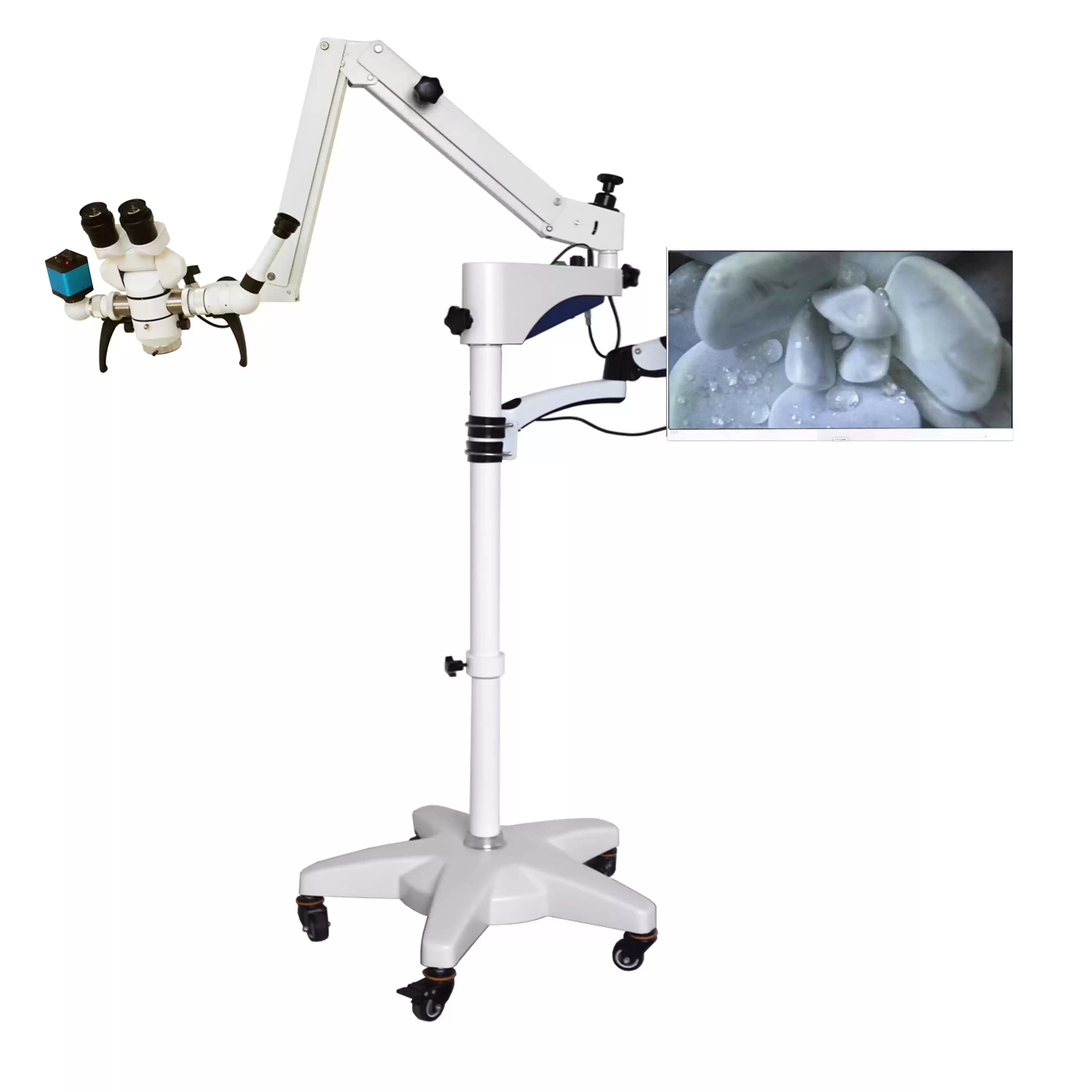 Hearing Operating Microscope Single Operator Adjustable LED Lights 0-180 Inclinable