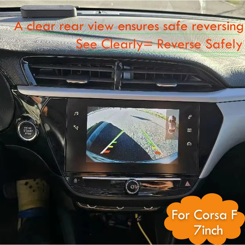 

Rearview camera interface for Opel Corsa F 2019-2022 Original screen upgrade Reverse image assist Plug and Play
