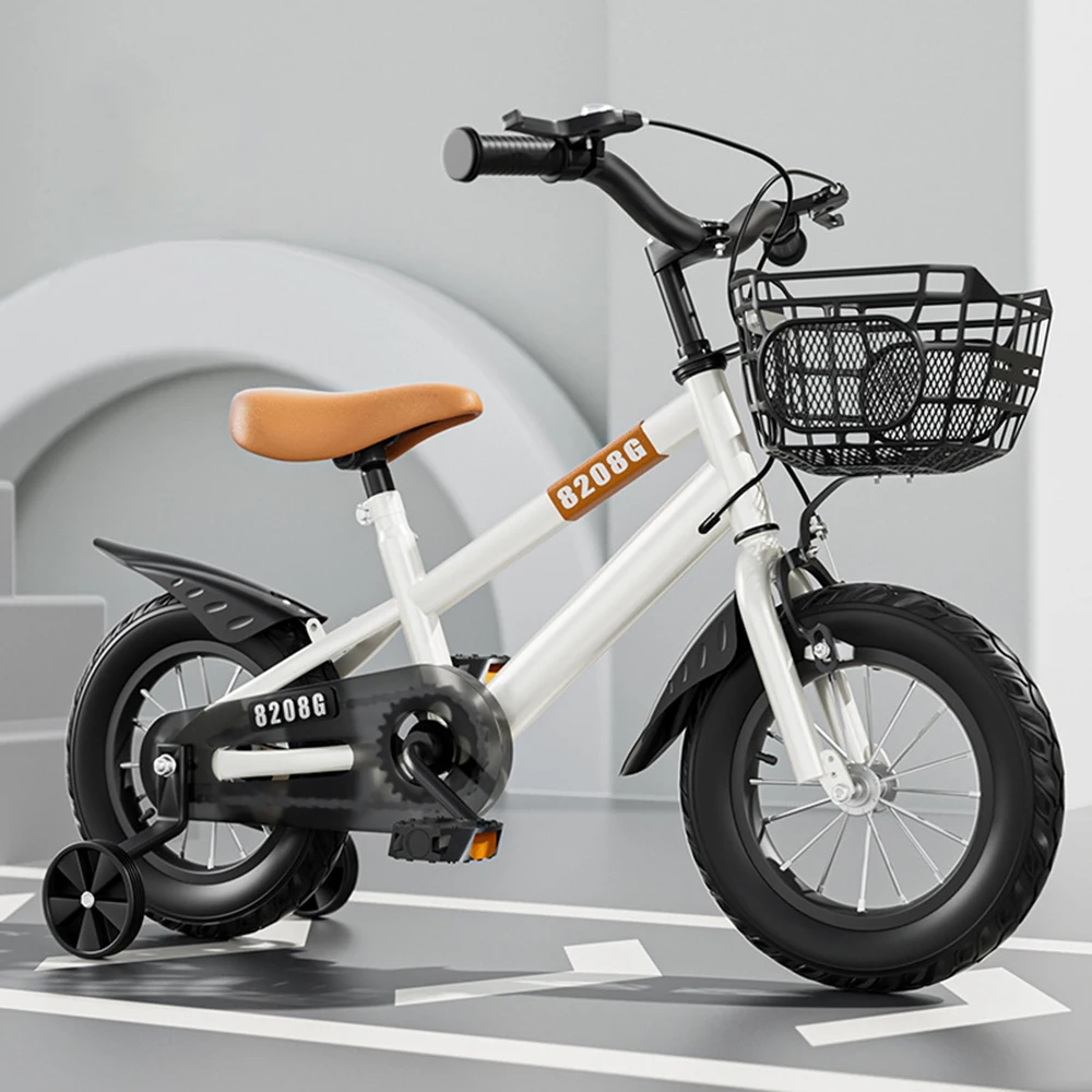 14 pulgadas niñas niños niños para niñas de 3 a 7 años con ruedas de entrenamiento cesta niños bicicletas para niños pequeños