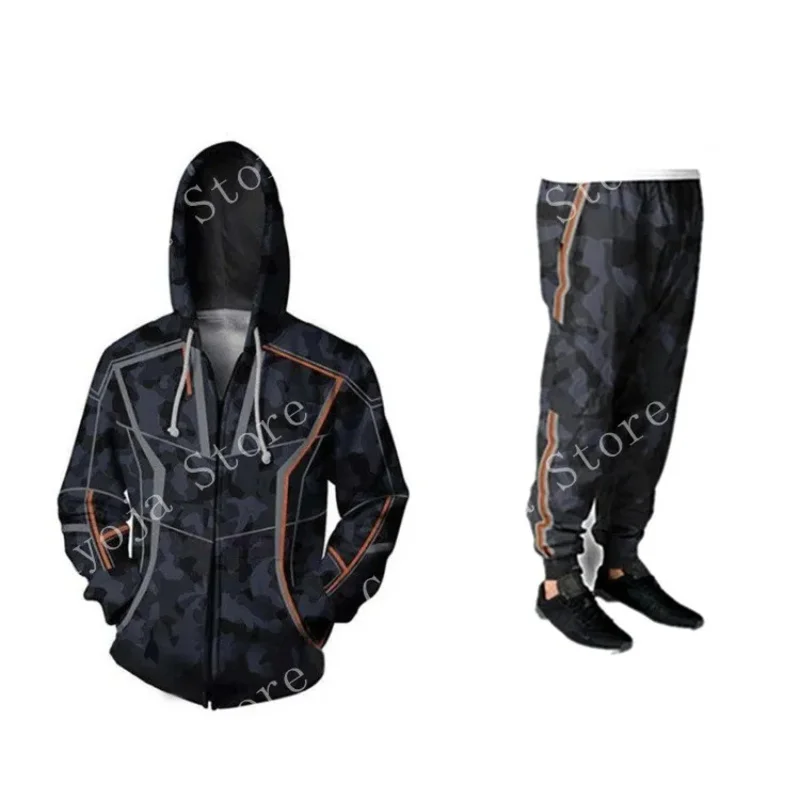 ❤❤2025 2025 Animation Tony Stark Cosplay Costume Iron Men Casual Sweatshirt / Pants Camouflage Hoodie Jacket New ★☆