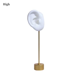 Copper support 1Pc Soft Silicone Ear Model Tattoo Practice Jewelry Display Piercing Tools Earring Display