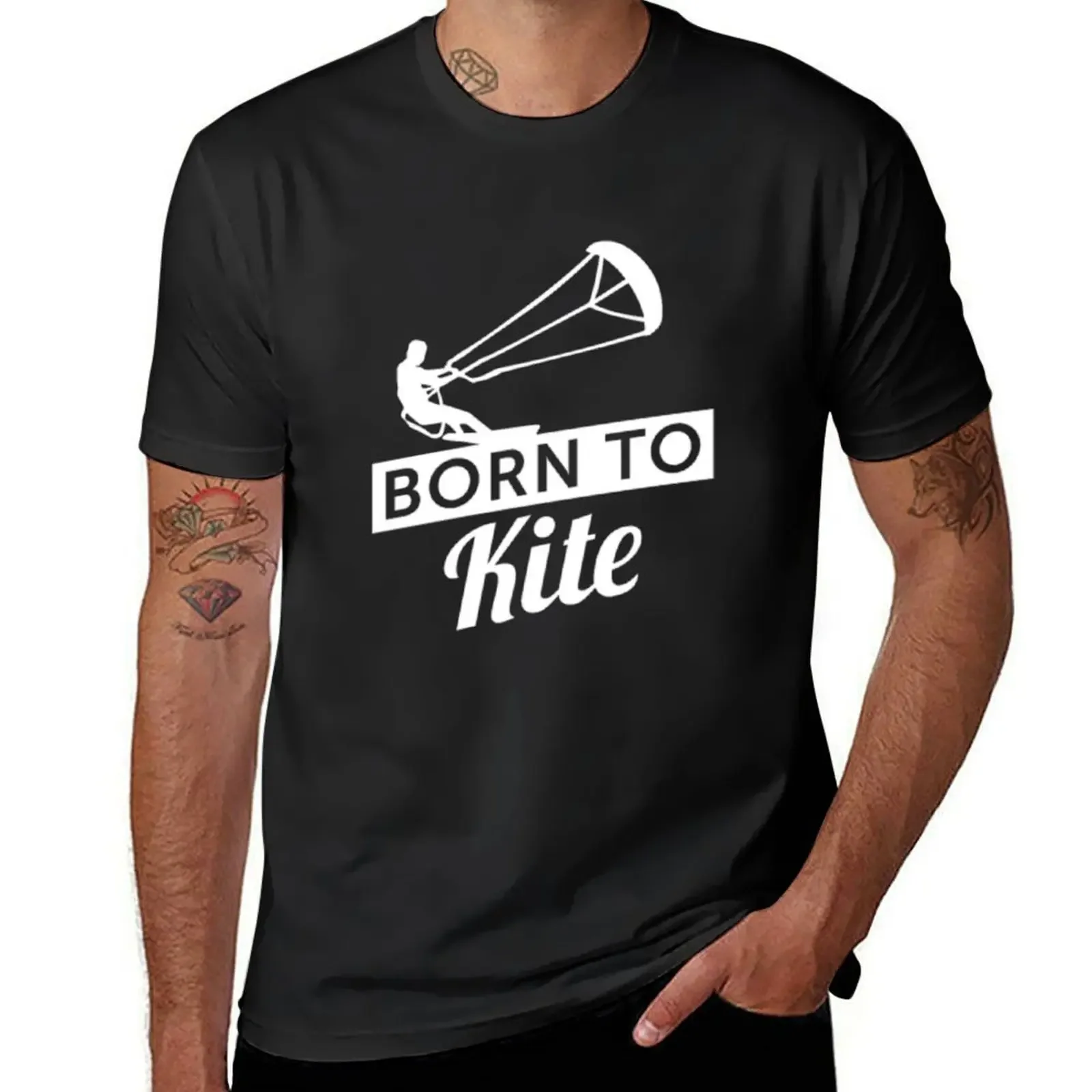 Kiteboarding, Kiteboard Design T-Shirt for a boy new edition graphics plain black t shirts men