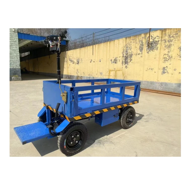 High load 1000kg platform trolley flatbed cargo cart