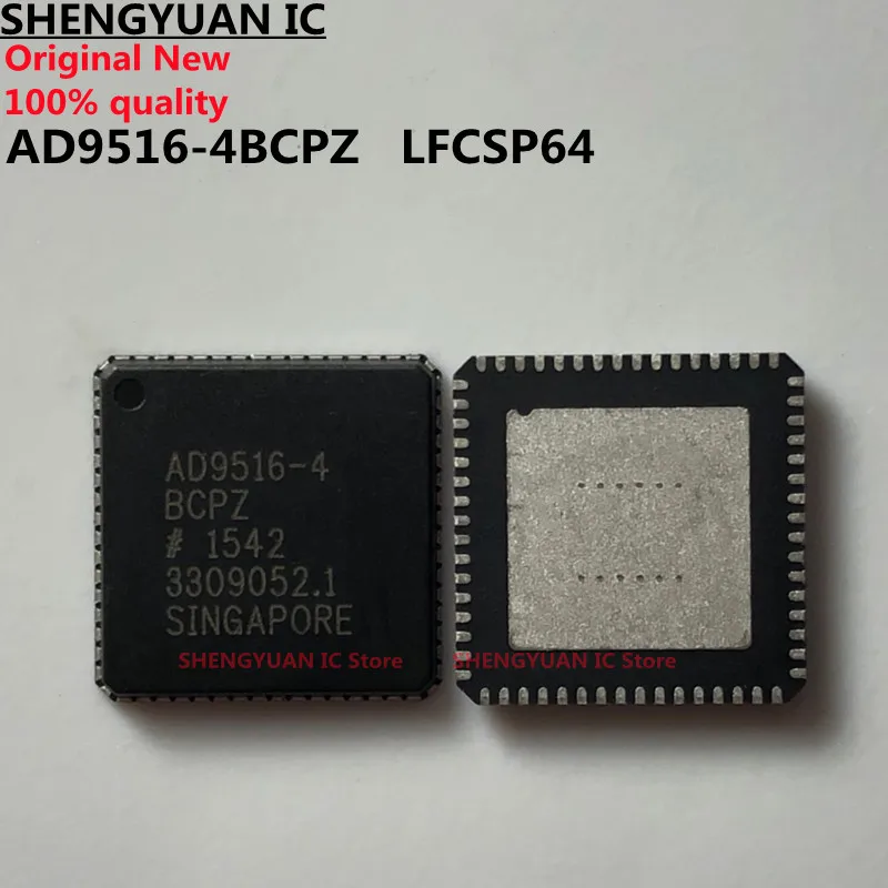 1Pcs AD9516-4BCPZ-REEL7 AD9516-4BCPZ AD9516-4 AD9516 LFCSP64  14-Output Clock Generator with Integrated 1.6 GHz VCO 100% new