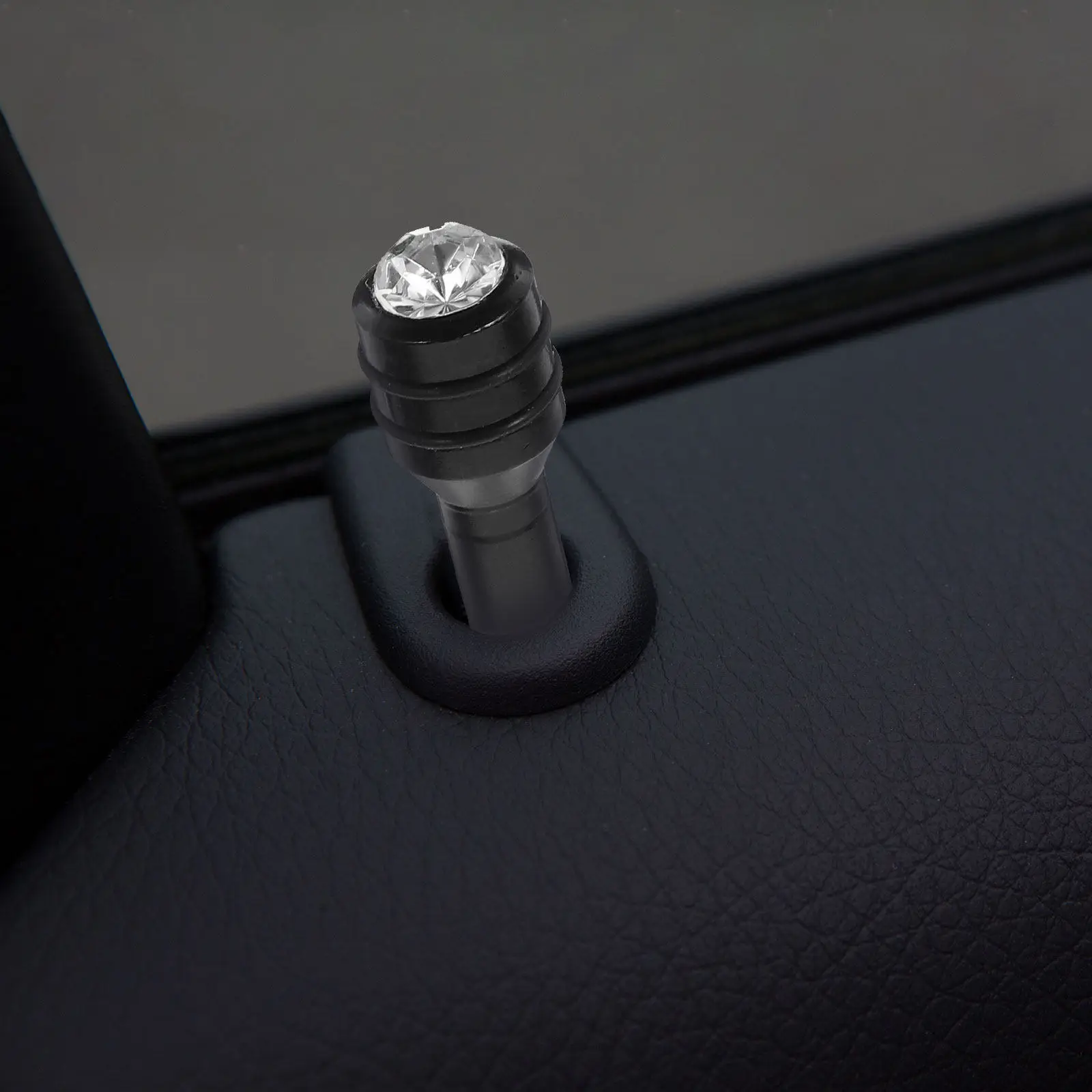 

Car Door Lock Knob Aluminum Alloy Interior Pull Pin Decorative Warning Auto Door Handle Car Accessories Universal Use