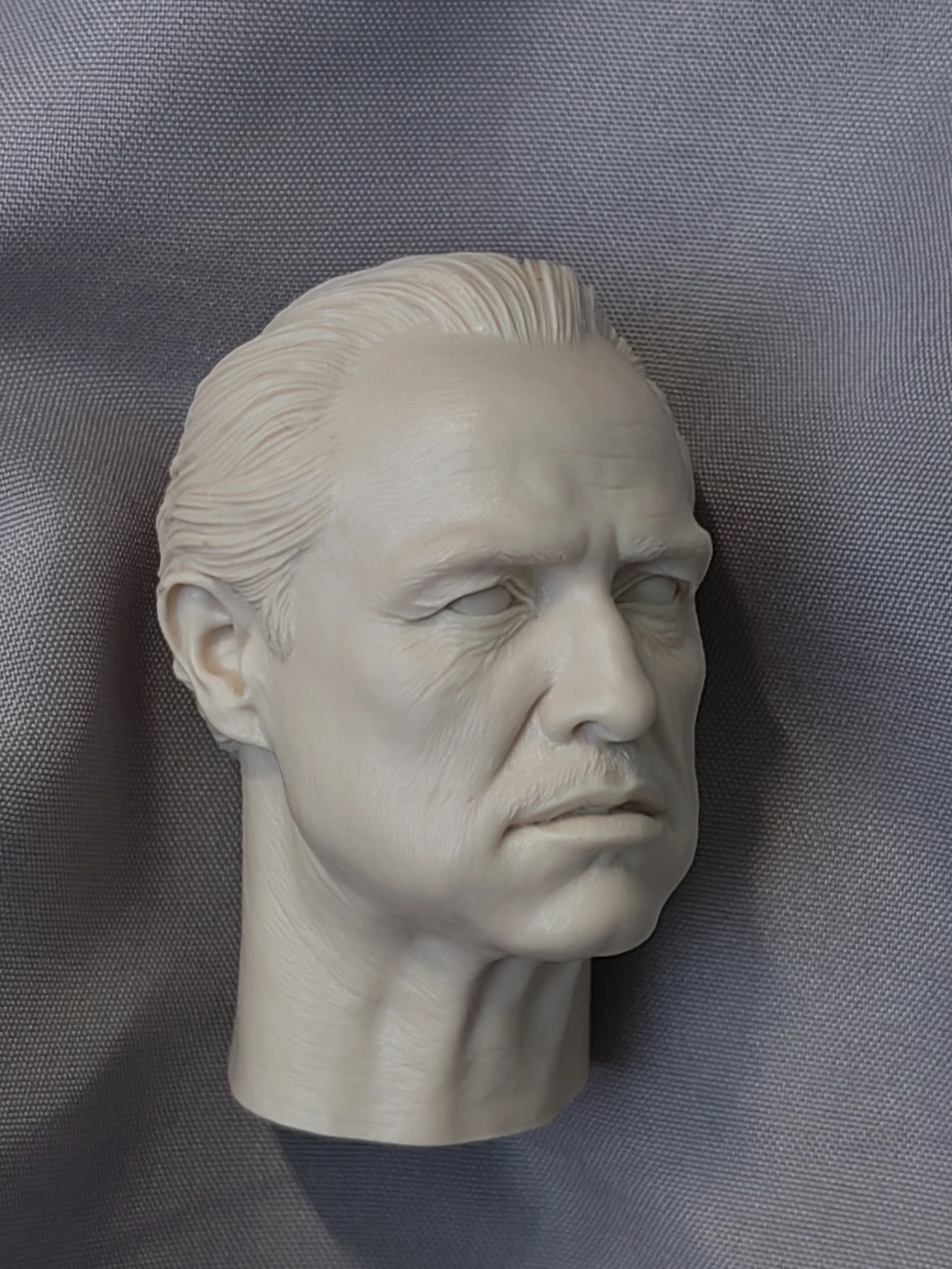 1/6 Die-Cast Resin Model Assembly Kit ( Godfather ) Head Sculpture Model Toy (55mm) Unpainted