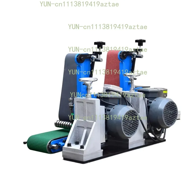 Wide Belt Sanding Polishing Deburring Machine Small Mini Desktop Sand Belt  Automatic Metal Surface Grinding Polishing Machine
