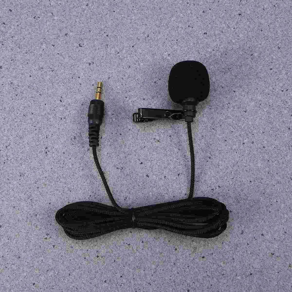 

Hands Free Lavalier Lapel Mic with Easy Clip On System for Computer Windows clip on microphone