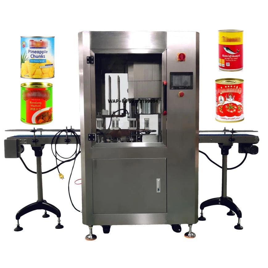 

LWT Automatic Stainless Steel Can Sealing Machine for Food & Beverage Packaging with Gear Core Components