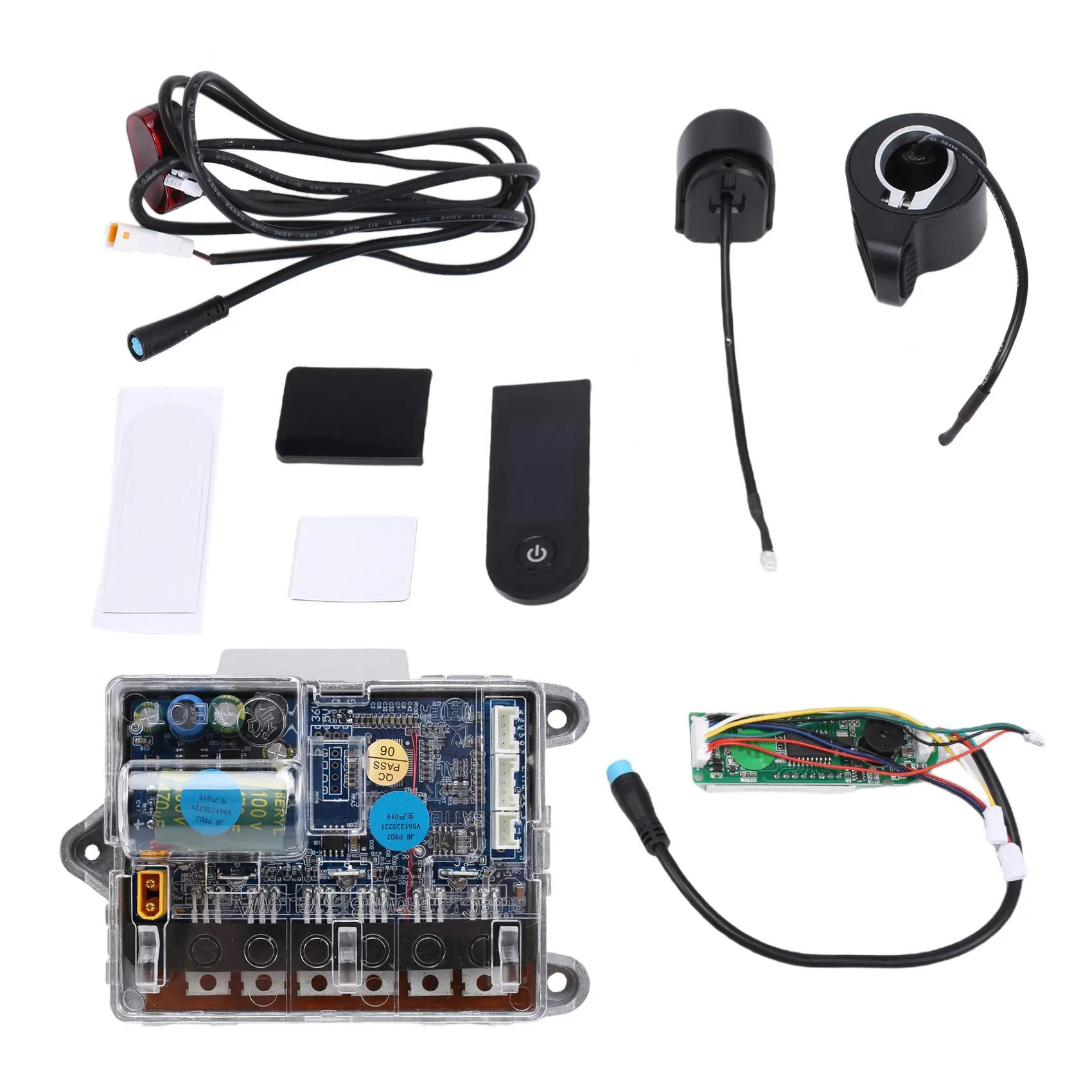 Conjunto de controlador Bluetooth para patinete eléctrico, pantalla de controlador de placa base con luz delantera y trasera para M365 PRO