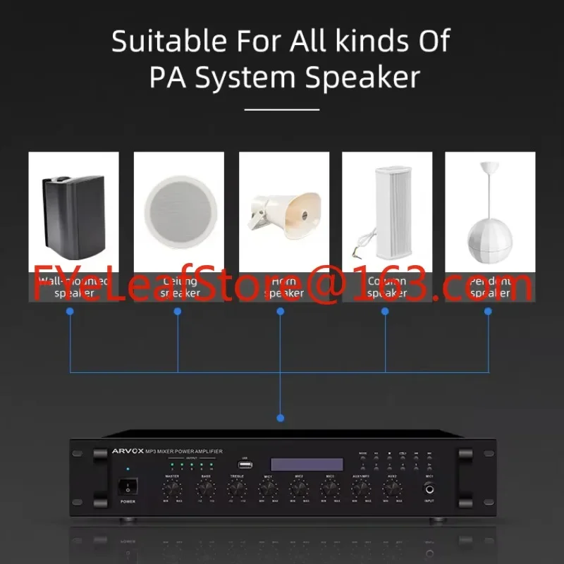 60W 120W 240W 360W 500W 650W BT Mic USB FM professional audio karaoke pa power mixer amplifier mixer amplifiers