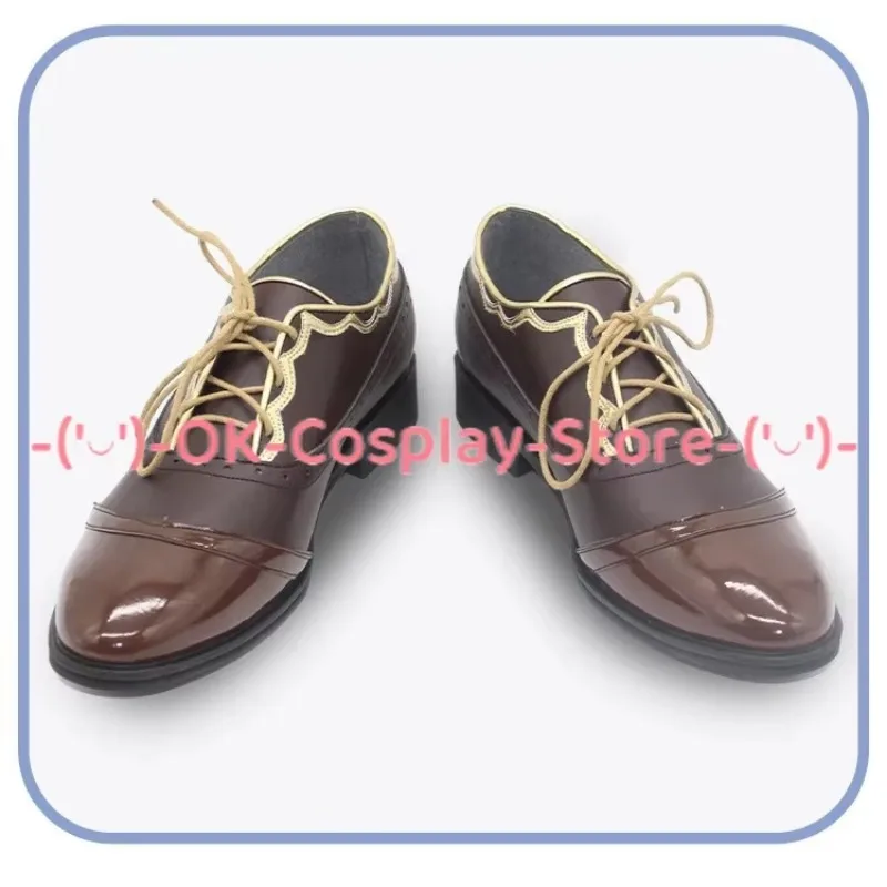 [صنع حسب الطلب] أحذية لوكا بالسا التأثيرية لعبة الهوية على شكل حرف V سجين كوسبلاي الدعائم PU أنيمي أحذية من الجلد أحذية كرنفال الهالوين