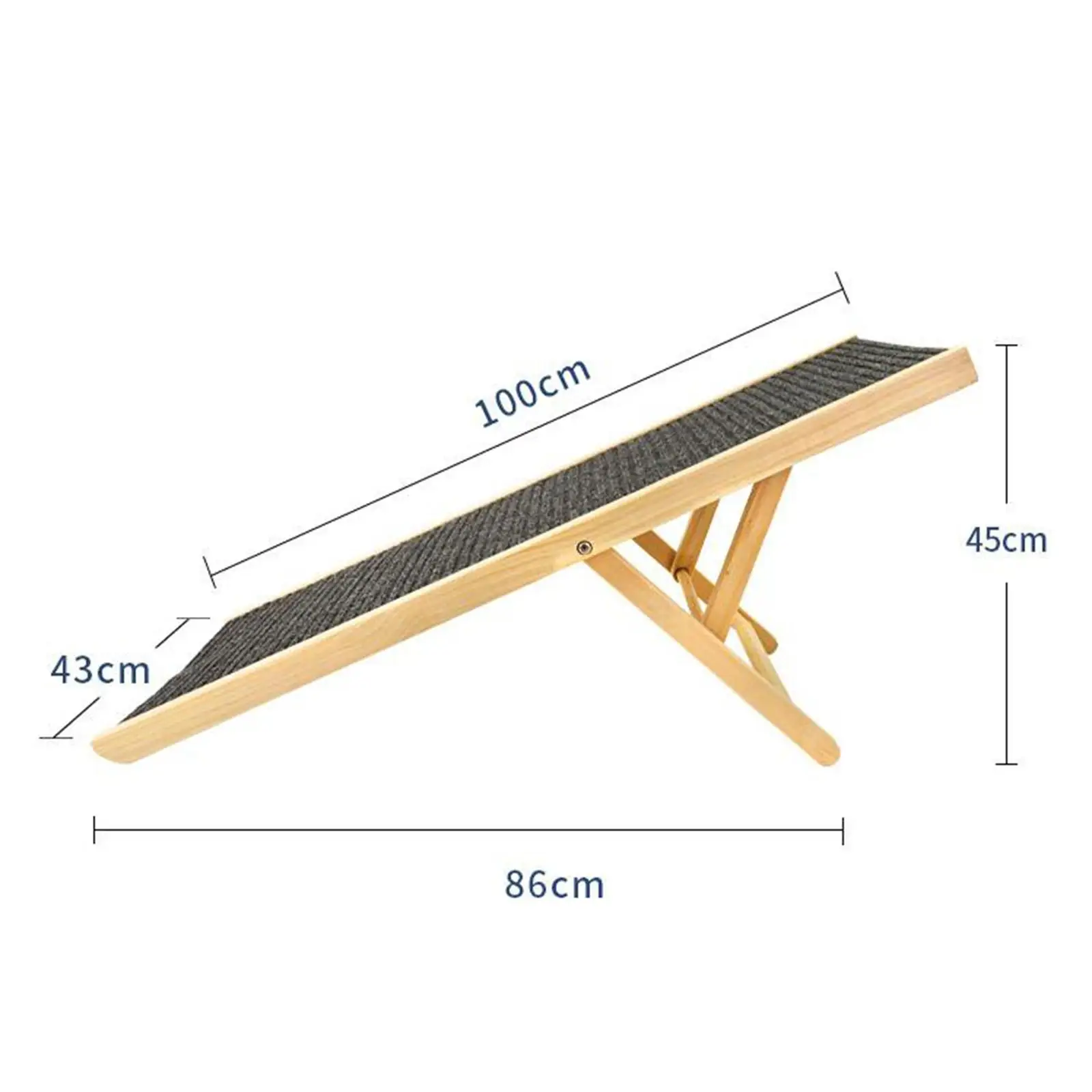 

Портативная деревянная рампа для собак и кошек - легко переносить и использовать