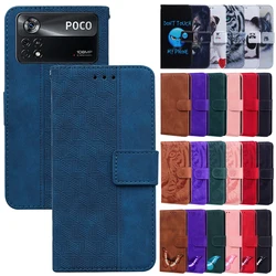 X4Pro Leather Case for Xiaomi Poco X4 Pro 5G, Magnetic Flip Wallet Case Cover for Xiaomi PocoX4 Pro 5G 2201116PG, 2023