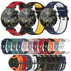 Pulseira de silicone para relógio Huawei, 18mm, 20mm, 22mm, GT 4, 3, 2, 46mm, GT3 Pro Strap, pulseira para relógio Huawei GT 4, pulseira de 41mm