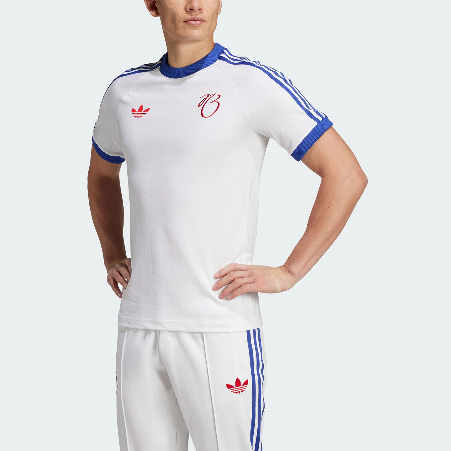 

Adidas Official Authentic Originals Мужская облегающая модная футболка с круглым вырезом и короткими рукавами IM7920