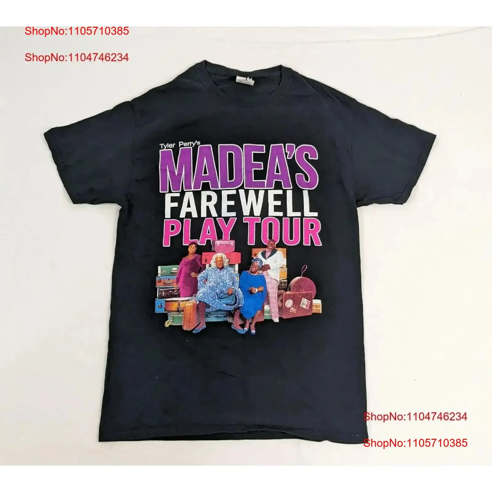 Madea's Farewell Play Tour Double Sided Rap T Shirt Size Medium vintage Washed designer clothes Versatile Stylish vintage