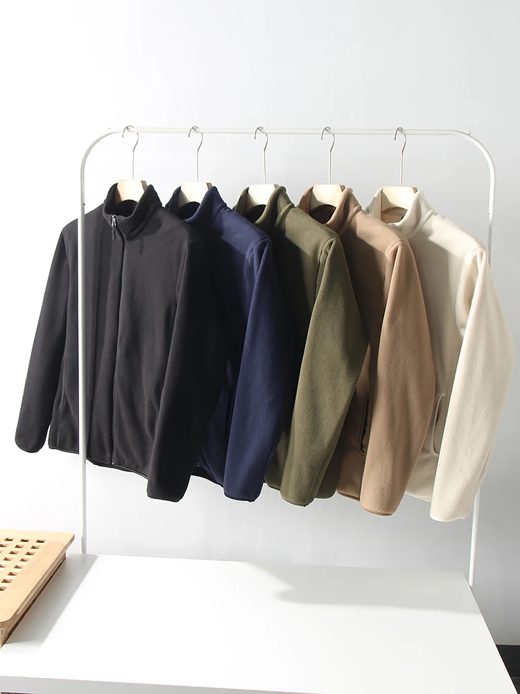 

Retro Japanese Sle Double-sided Fce Casual Warm Faionable Men's Autumn Winter Stand Collar Jaet Coat Trendy H Jaet