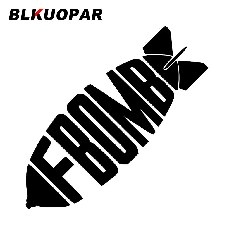 

BLKUOPAR F BombF автомобильная наклейка индивидуальная устойчивая к царапинам креативная наклейка оригинальный солнцезащитный крем кондиционер Декор для ноутбука автомобиль хороший