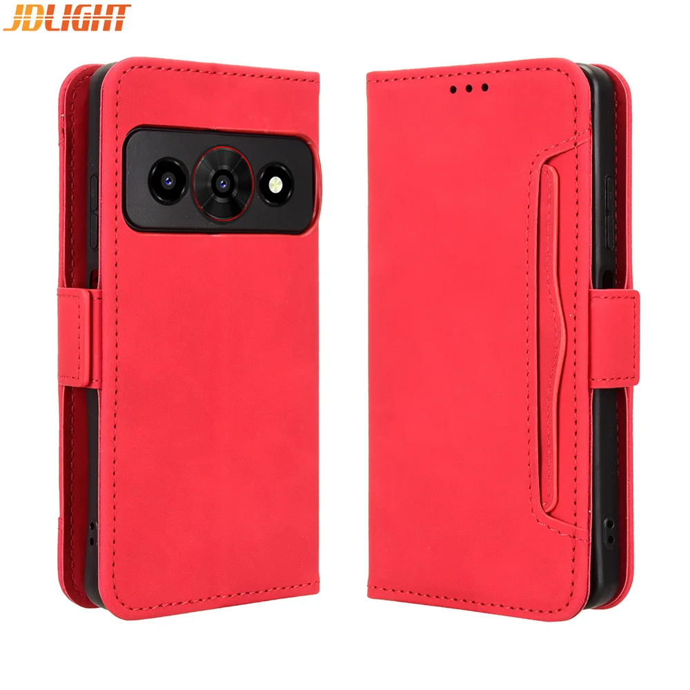 Brieftaschenhüllen für ZTE Nubia P7 Pro 5G/Optus X Value 5G, Lederhülle, magnetischer Verschluss, Buch-Flip-Cover, Fotokartenhalter