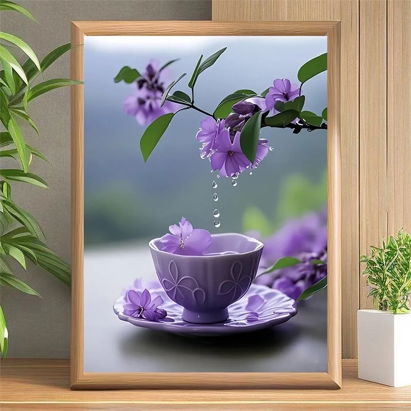 

B6004 Vibrant Floral Oil Painting