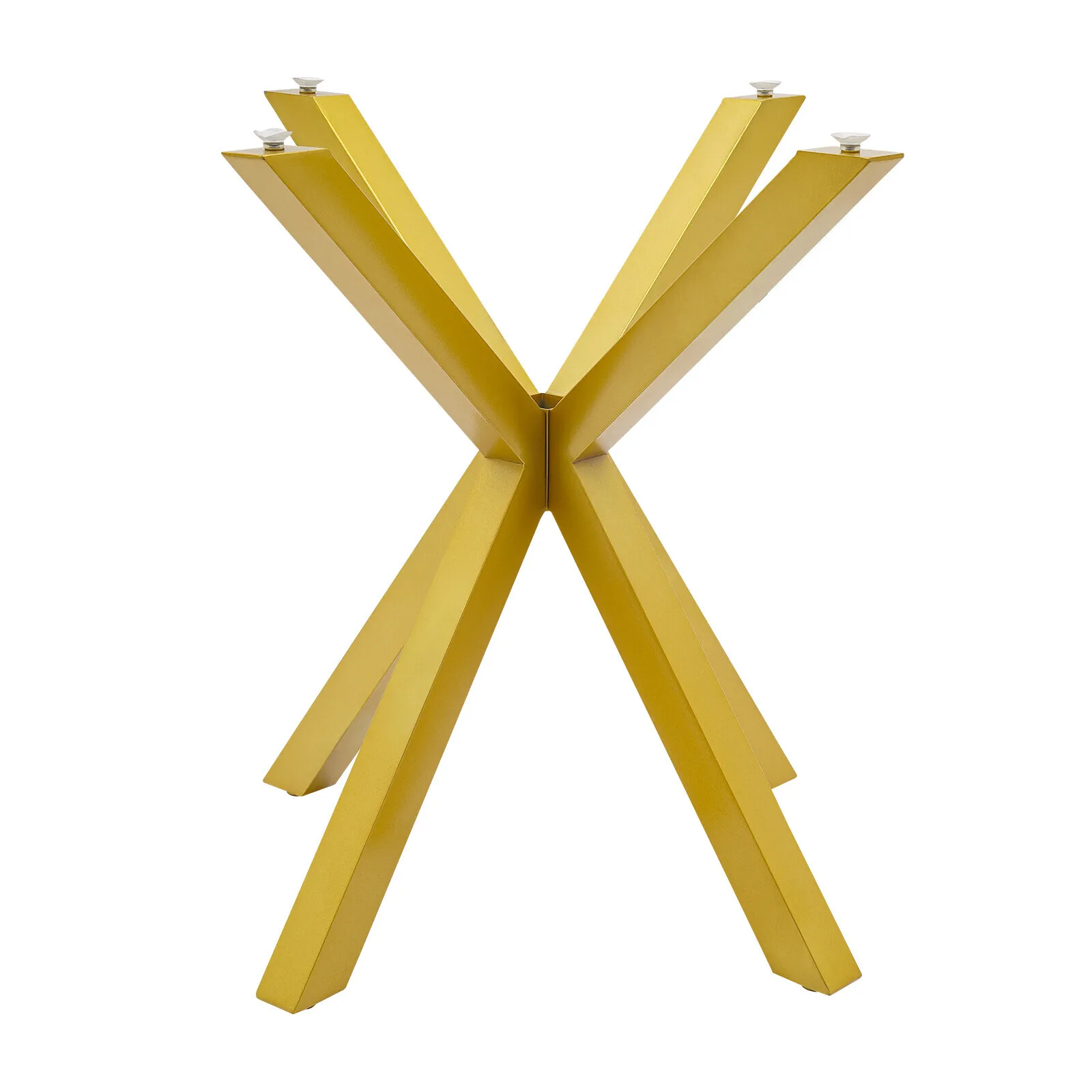 Café TablesStylish Gold Metal Table Legs for Coffee Tables Durable High Load Easy Assembly