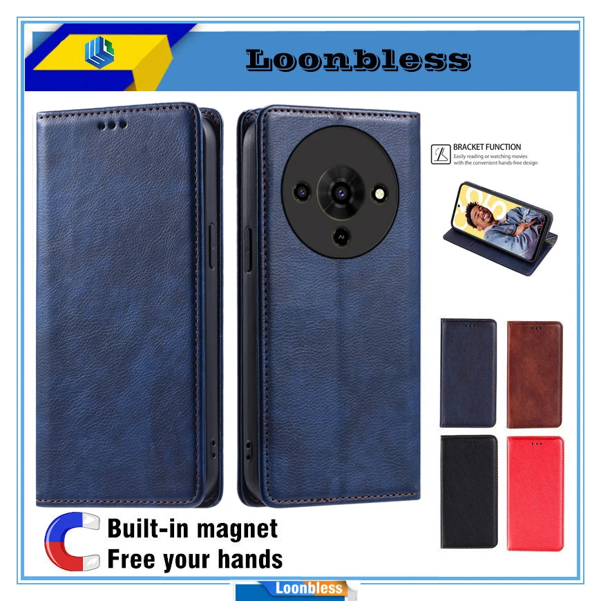 Capa de Couro Flip para ZTE Blade A76, Estojo Etui para ZTE Blade A76, Capa Book Coque para ZTE Blade A76 5G A 76 4G Funda Shell