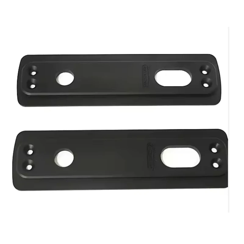 CNC Machining Fabrication CNC Aluminum Plate With Black Anodized Finished